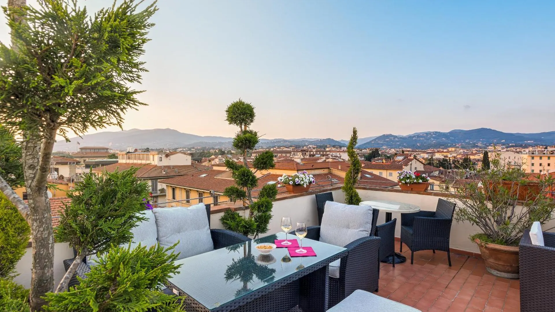 Hotel Bijou Roof Terrace Florence Italy